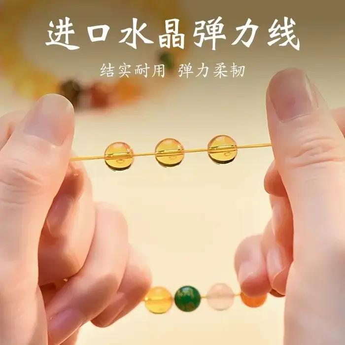Bracelets en Citrine Naturelle pour Hommes et Femmes