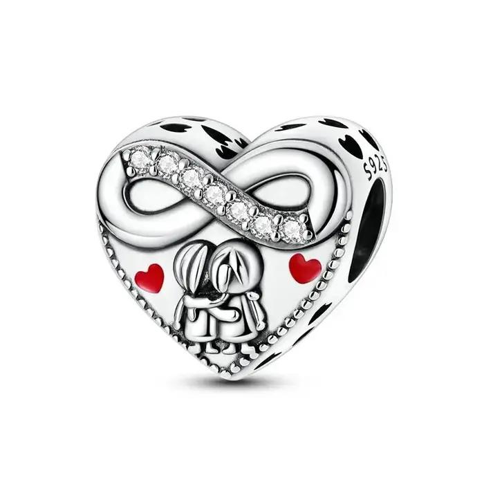 Nouveauté 2026 – Breloques Perles Sœurs Éternelles en Argent Sterling 925, compatibles avec Bracelet Original 3mm – Cadeaux Bijoux Exquis pour Femme, Anniversaire, DIY