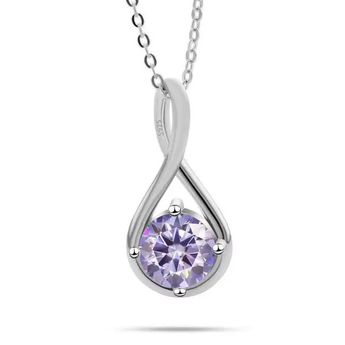JoiasHome – collier Moissanite 2CT, 100% argent Sterling 925, Design minimaliste, certifié GRA, bijoux fins pour femmes