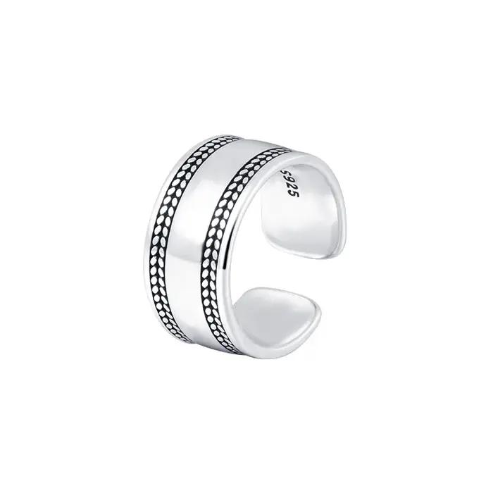 Bague en argent sterling 925 sertie de zirconium blanc pour femmes occasions spéciales soirée party cadeau engagement mariage anniversaire
