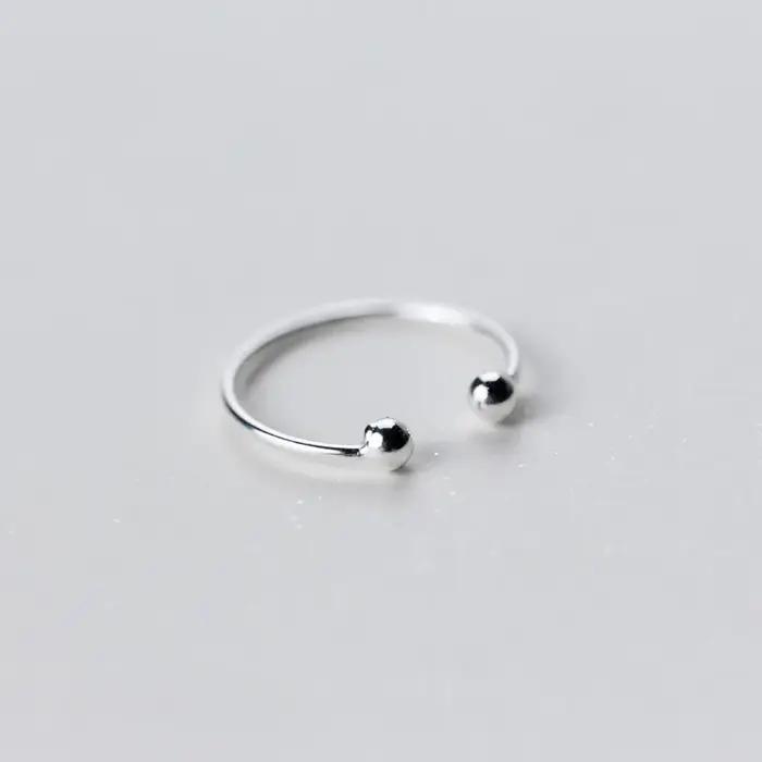 Bague en argent sterling 925 minimaliste pour femmes, style mode, pour occasions spéciales, cadeau d'anniversaire, certifiée qualité
