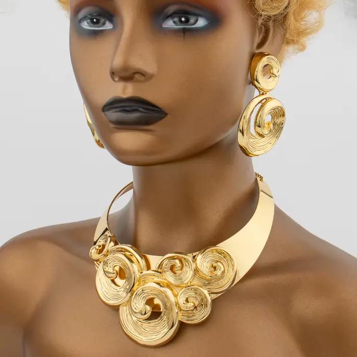 Grand ensemble de bijoux de dubaï pour femmes