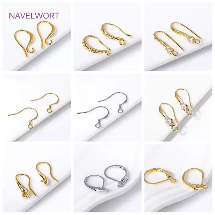Crochets de boucles d'oreilles avec boucle ouverte