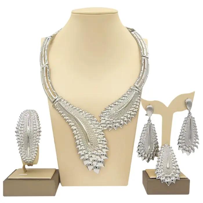 Ensembles de bijoux plaqués or de Dubaï pour femmes