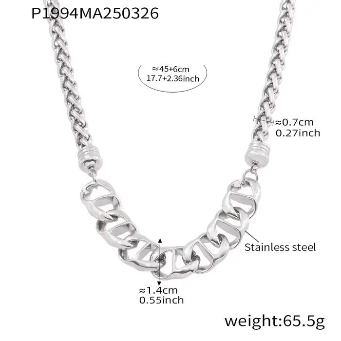 Amaiyllis – collier de personnalité minimaliste pour femmes, Style Punk Hip-Hop, chaîne épaisse, clavicule, bijoux