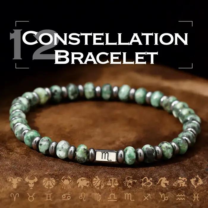 Bracelet Cosmic Covenant, bijou à 12 perles du zodiaque, servant de votre talisman personnel du zodiaque, favorisant la spiritualité