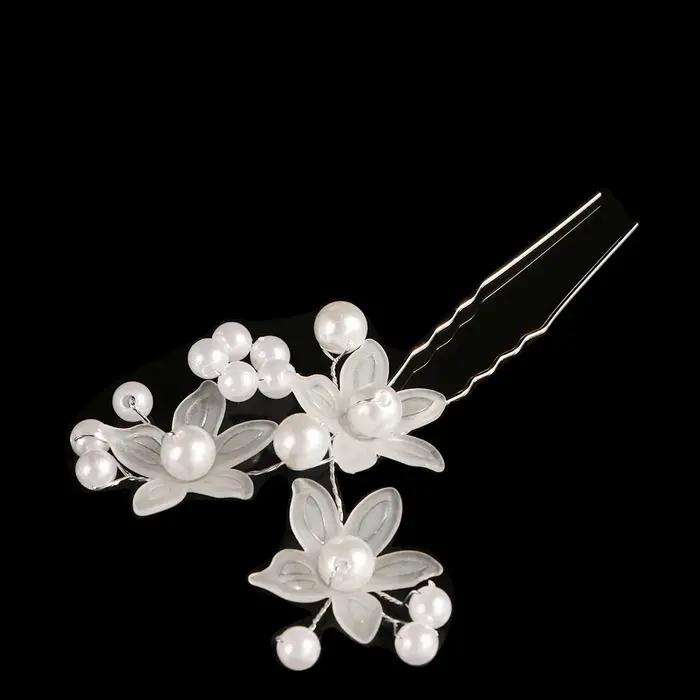 Épinglette à cheveux en acrylique perles fleurs bébé fille coiffure mariage anniversaire quatre saisons style élégant