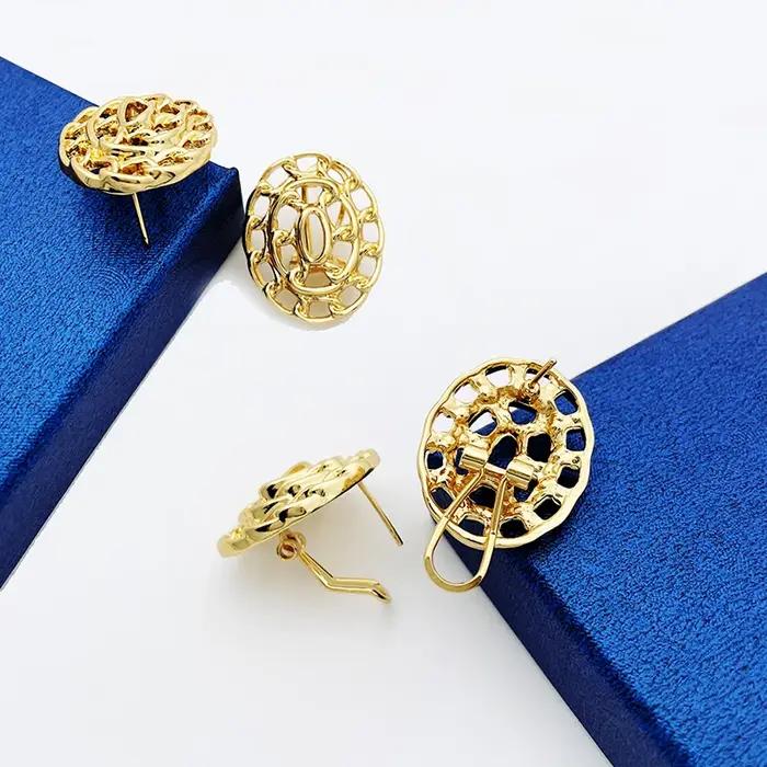 Ensemble de bijoux en or de Dubaï pour femmes