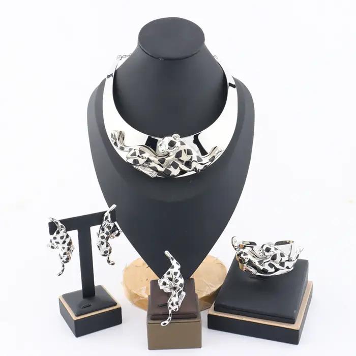 Ensemble de bijoux plaqué or Chimfraîchement pour femme