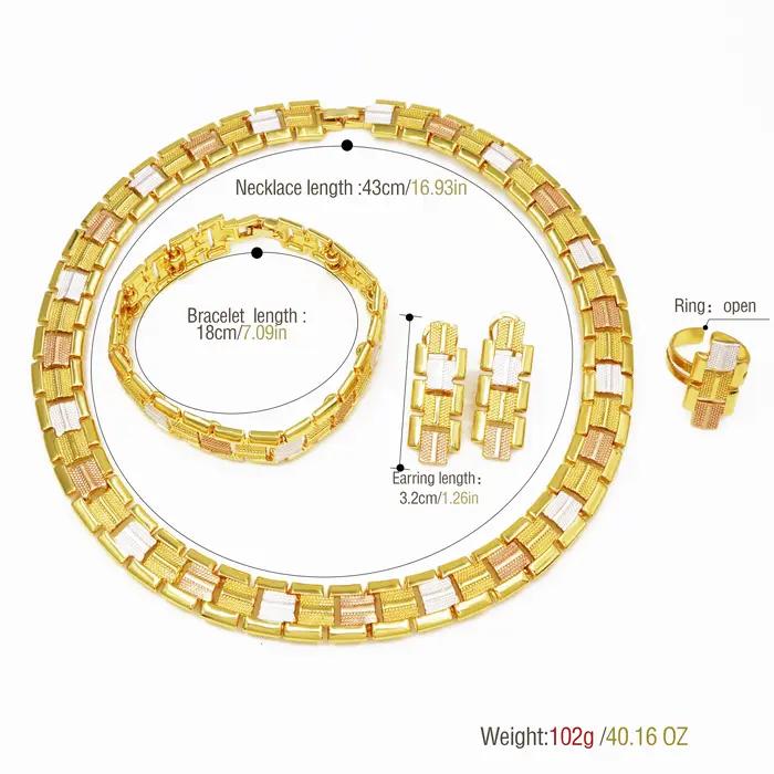 GZJPEI 2025 nouvelles femmes ensemble de bijoux conception géométrie