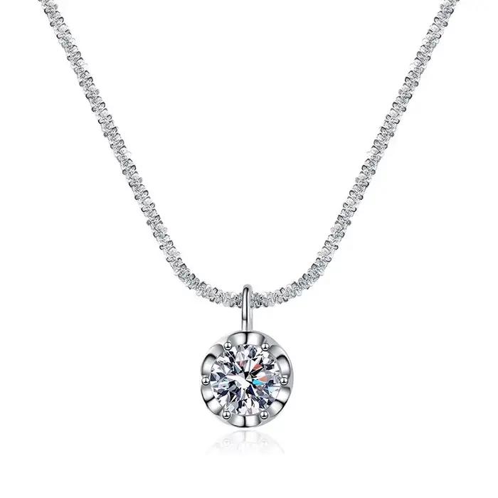 Pendentif en argent sterling 925 avec zircon AAAAA pour femmes pour occasions spéciales soirée élégante bijou de qualité