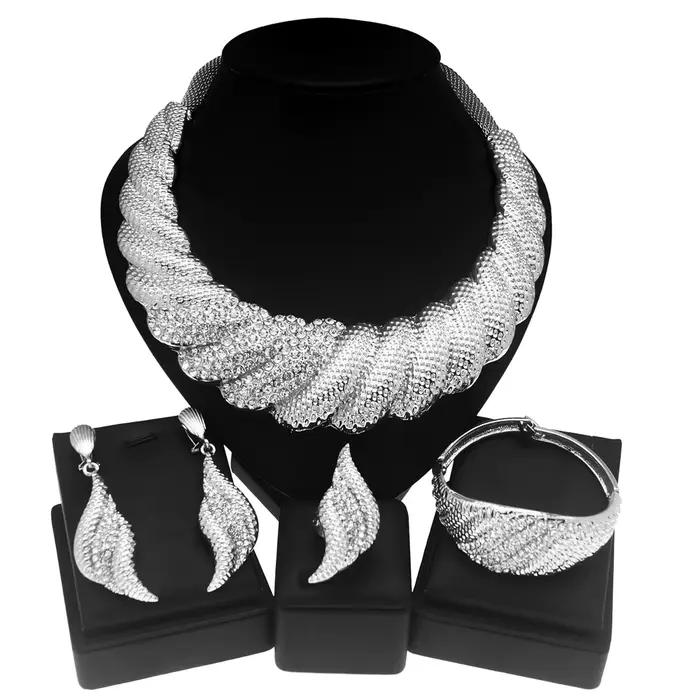 Ensemble de bijoux plaqué or pour femmes