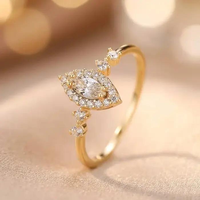 Bagues de mariage exquises en argent sterling 925