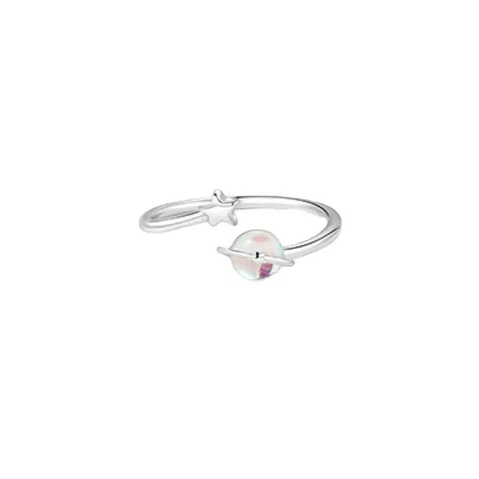 Nouvelles bagues rondes pour femme, motif œil de chat planétaire, style polyvalent, bague ouverte, accessoires de bijoux exquis pour fiançailles, cadeaux