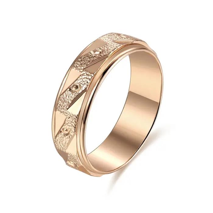 Bagues rondes rotatives plaquées or rose personnalisables pour femmes avec diverses couleurs de pierres principales pour occasions spéciales