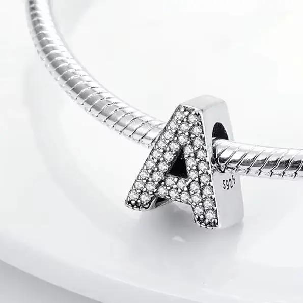 Breloques adaptées au Bracelet Original A-Z Alphabet