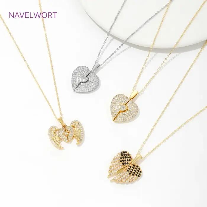 Pendentif à breloques cœur en laiton plaqué or 18 carats pour bijoux personnalisés artisanat et création de bijoux occasions spéciales