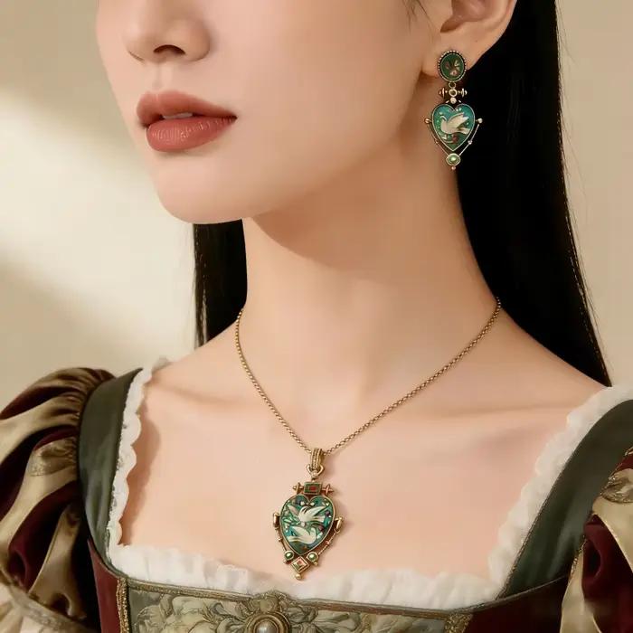 Ensemble de bijoux Vintage Palace Flying Pigeon