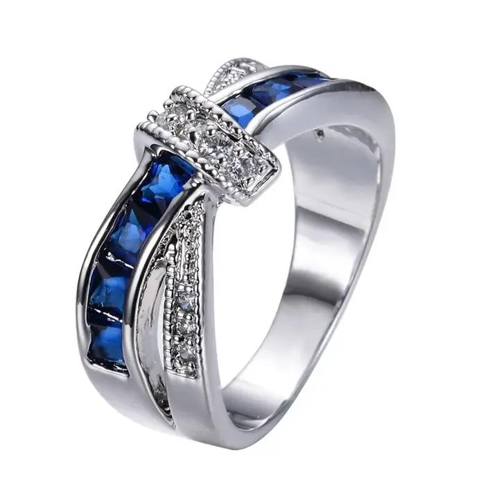 Bagues en argent Sterling 925 et diamant pour femmes