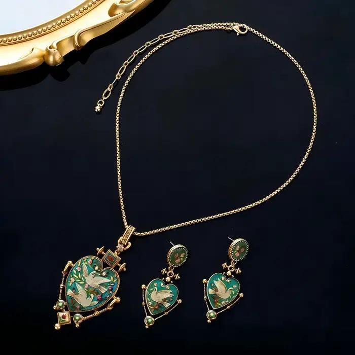 Ensemble de bijoux Vintage Palace Flying Pigeon