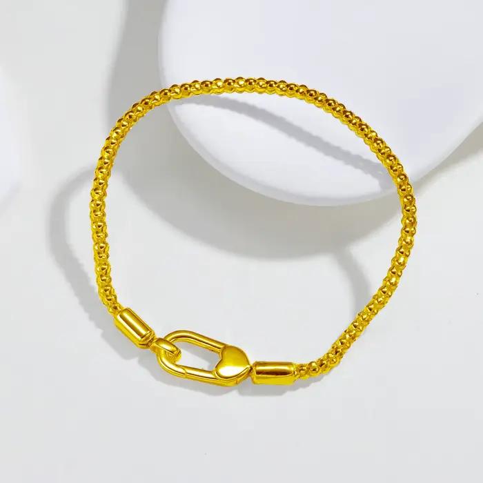 Bracelet pop-corn en argent Sterling 2025 925, fermoir à ressort, breloques originales, perles, bricolage, amateurs de bijoux, fabrication de cadeaux pour femmes
