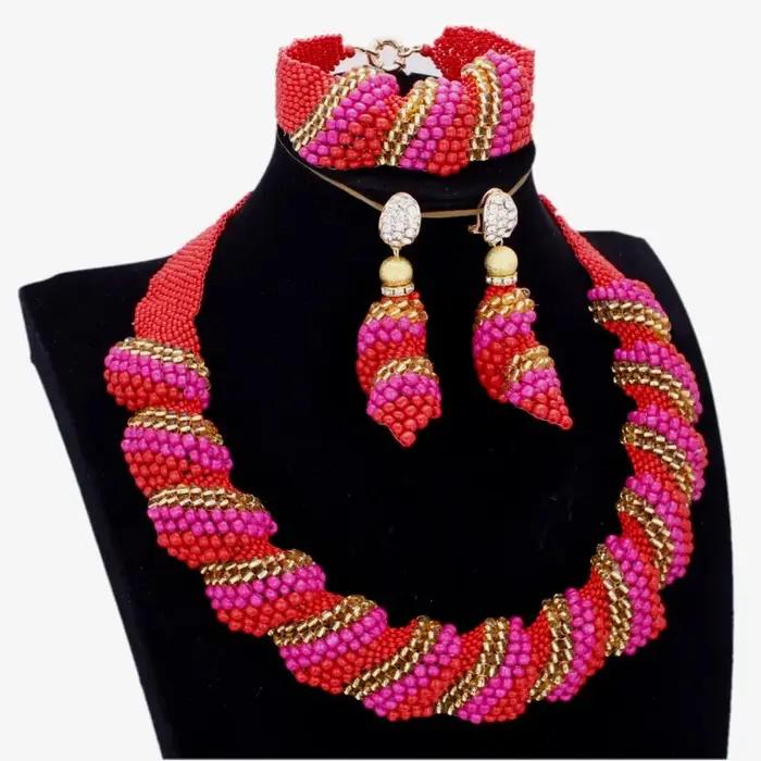 Dudo bijoux américain Bracelet boucles d'oreilles collier ensembles