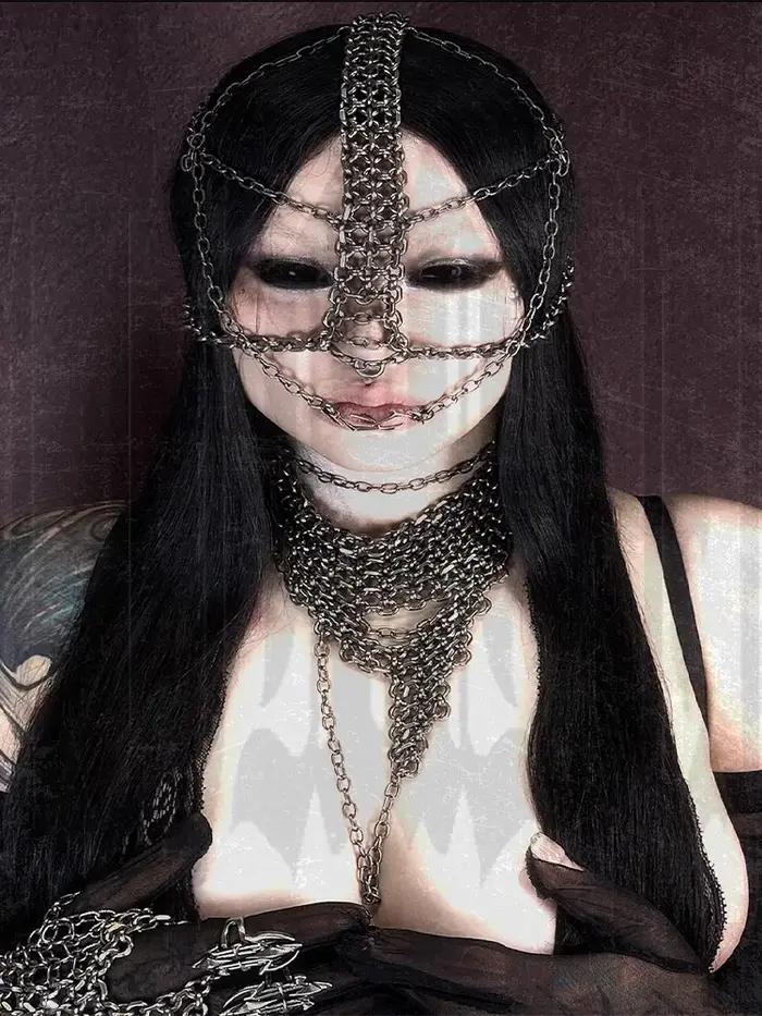ZHUHE – collier à pièces irrégulières dans le Style Cyberpunk