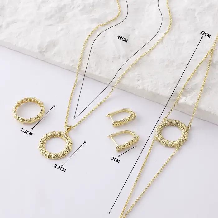LUIZADAensemble de bijoux pour femmes à la mode et exquis