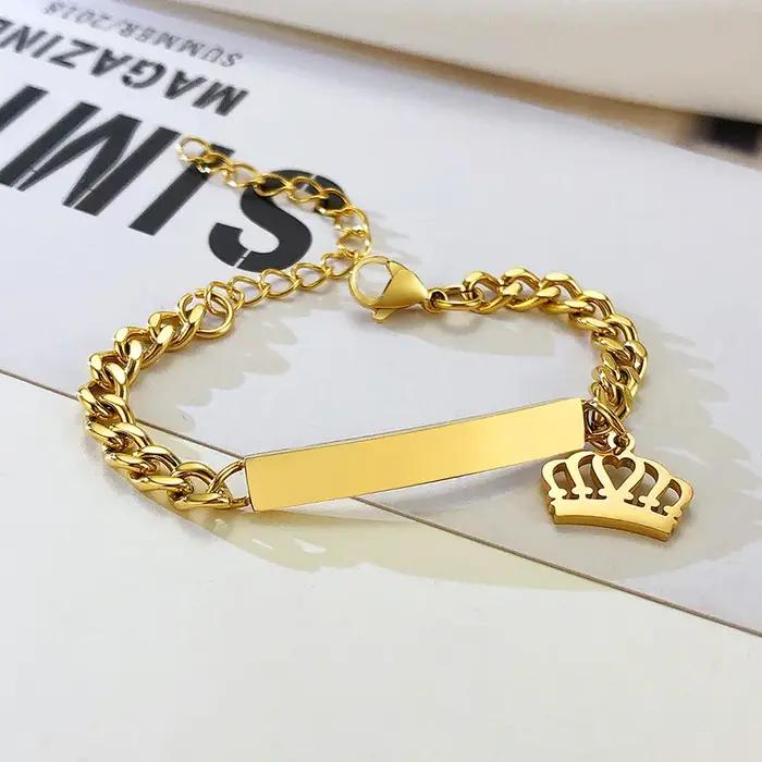 Bracelet personnalisé avec nom mignon