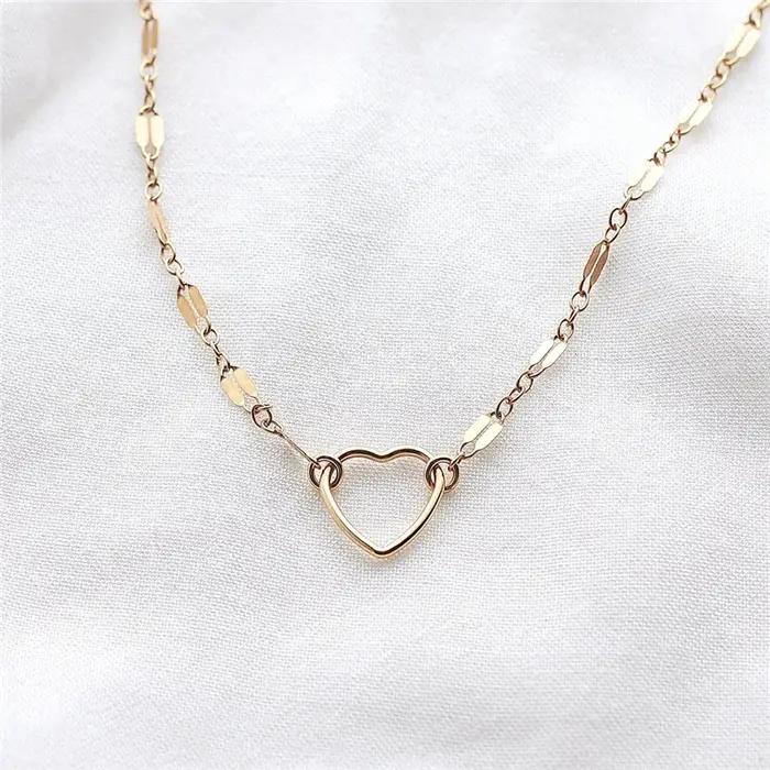 Collier ras du cou en or 14K pour femmes