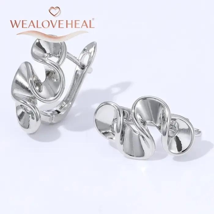 Fil d'oreille à levier en laiton plaqué or 18 carats