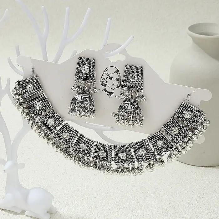 Ensemble de bijoux géométriques creux en or ethnique pour femmes