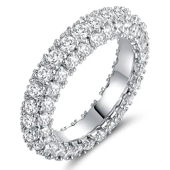 Huitan – bague de mariage de promesse de luxe pour femmes