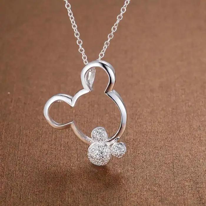 Collier pendentif en argent Sterling 925 pour femmes, Zircon AAA, accessoires de bijoux exquis pour