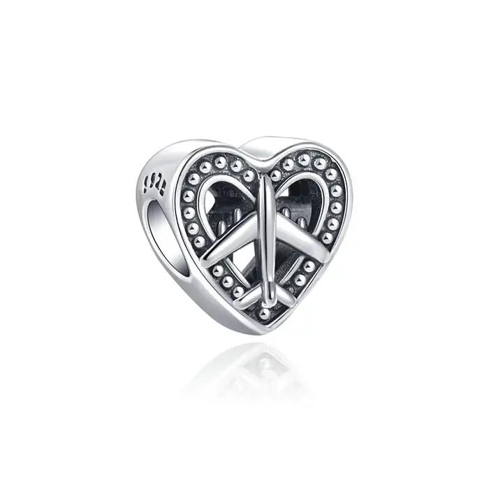 Nouveauté 2026 : Pendentifs en Argent 925 (Bateau, Tour de Perles, Avion, Voiture) pour Bracelets DI