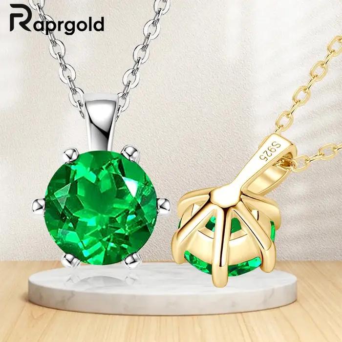 RAPRGOLD – collier en argent Sterling 925 véritable pour femmes