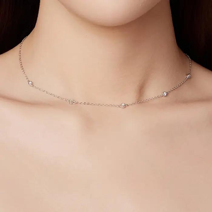 Bamoer – collier en argent Sterling 925 pour femmes