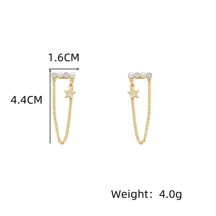 JOStar-Boucles d'oreilles pendantes à pampilles longues pour femmes
