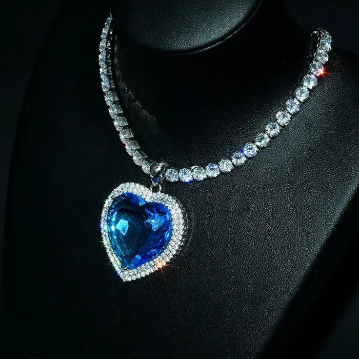 Collier Titanic Coeur Mer pour Femme
