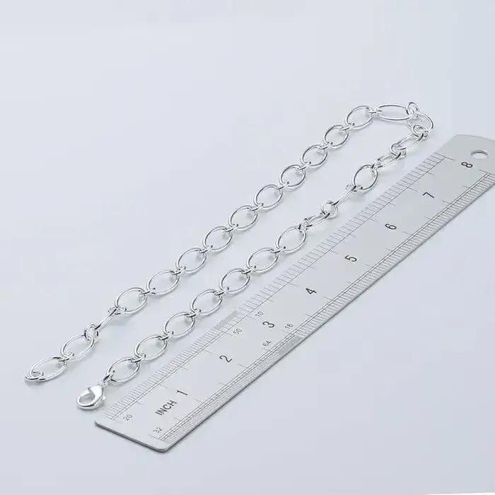 Collier en argent Sterling 925 pour femmes et hommes, bijoux nobles, à la mode, mignons, cadeaux de mariage et de noël, de luxe, 18 pouces, 45cm