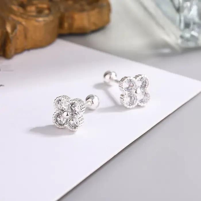 Boucles d'oreilles en argent Sterling 925 pour femmes