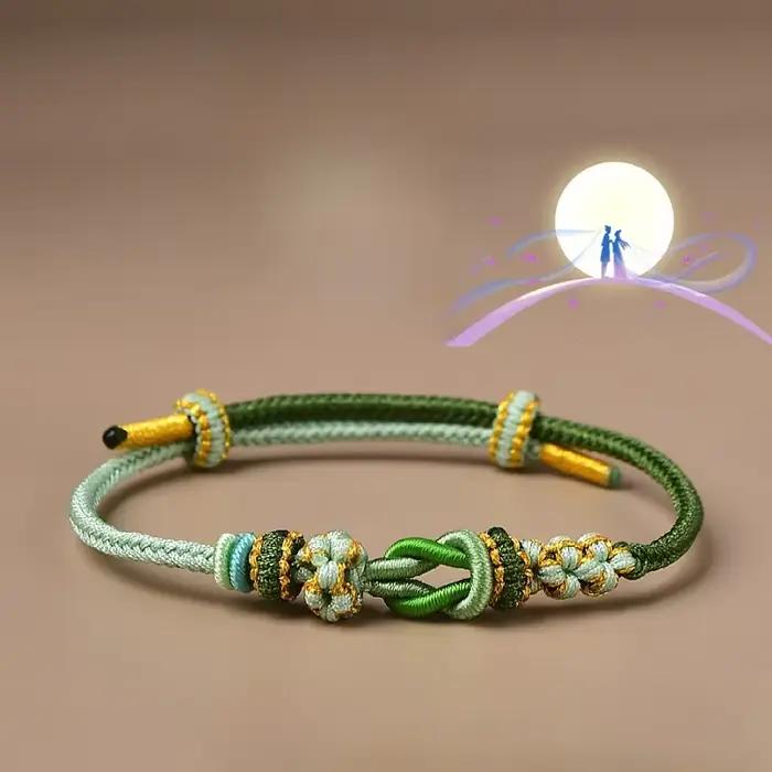 Bracelets de ULrouge tressés réglables pour femmes