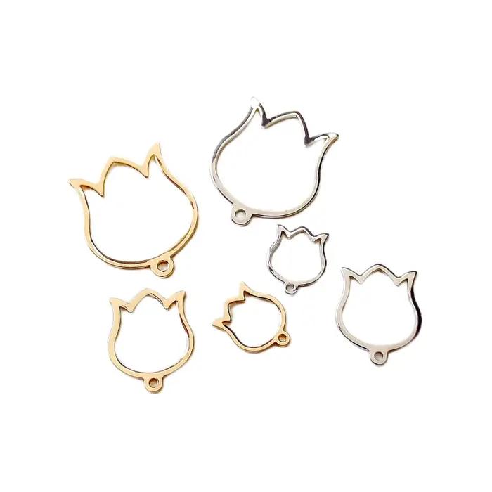 Boucles d'oreilles en cuivre plaqué or et argent véritable
