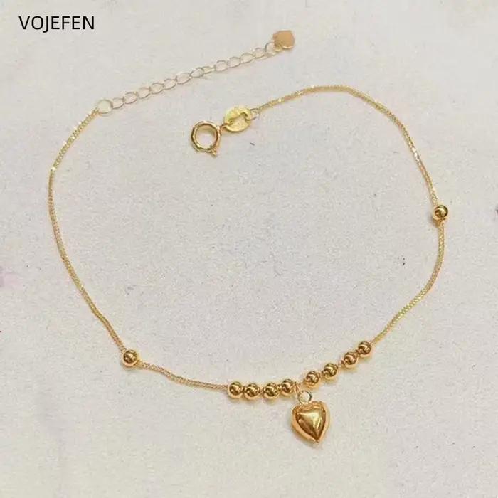 Ensembles de bijoux en or véritable 18 carats pour femmes