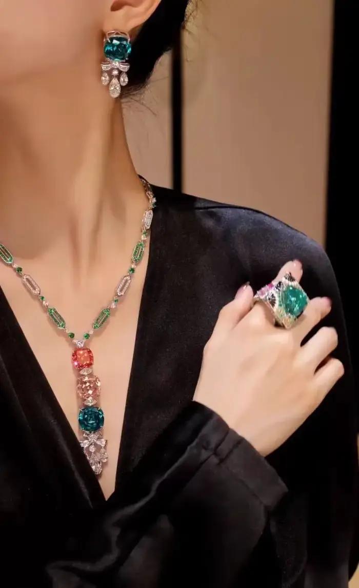 Ensembles de bijoux de luxe en argent 925 pour femmes