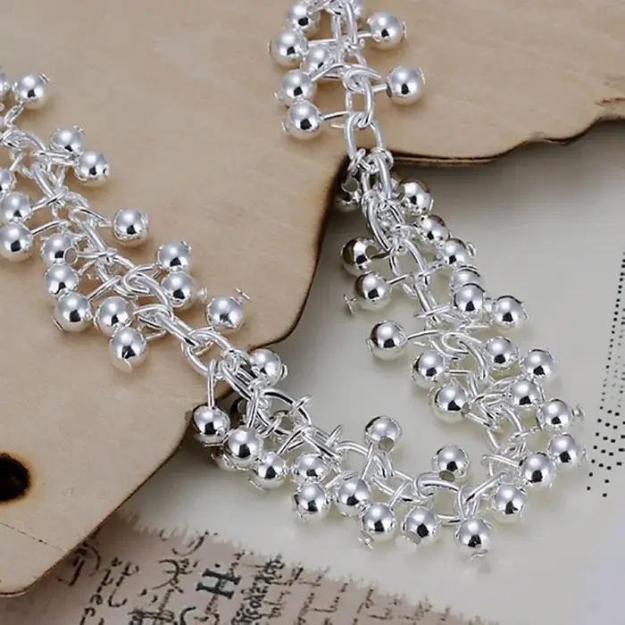 Bracelets à breloques en argent regardé 925 pour femme