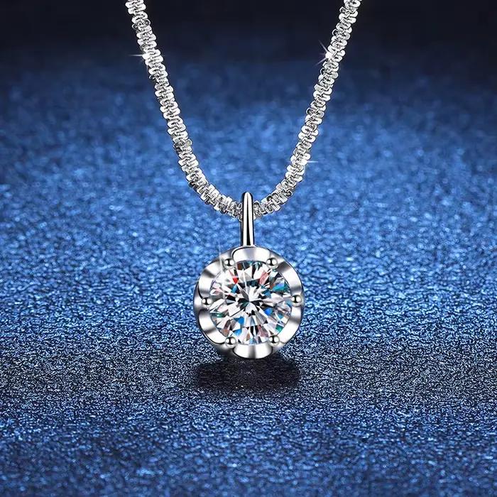 Pendentif en argent sterling 925 avec zircon AAAAA pour femmes pour occasions spéciales soirée élégante bijou de qualité