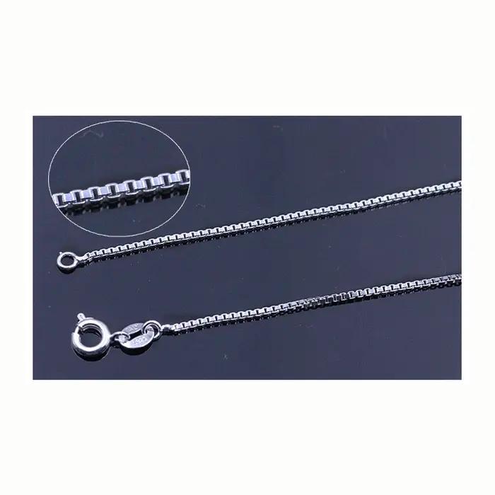 Collier en argent regardé 925 pour femmes et filles