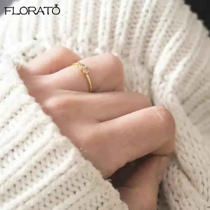 Bague de fiançailles en argent sterling 925 sertie de zircon blanc pour femmes, alliances de mariage avec zircon rouge et gris pour occasions spéciales