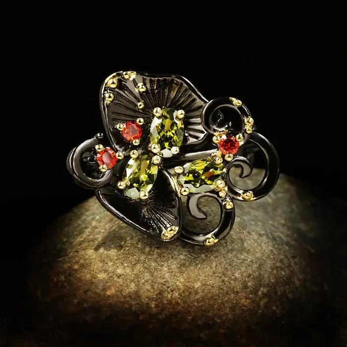 Bague Vintage en argent 925 pour femmes